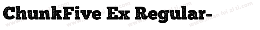 ChunkFive Ex Regular字体转换